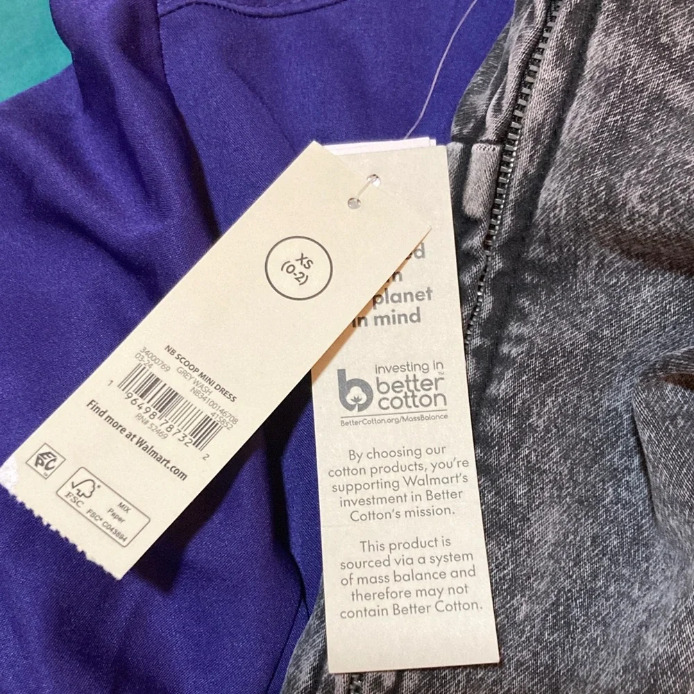 No Boundaries Charcoal Denim Dress - Picture 6 of 6